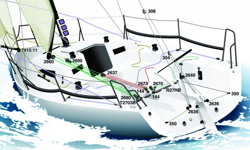 J/88 deck layout