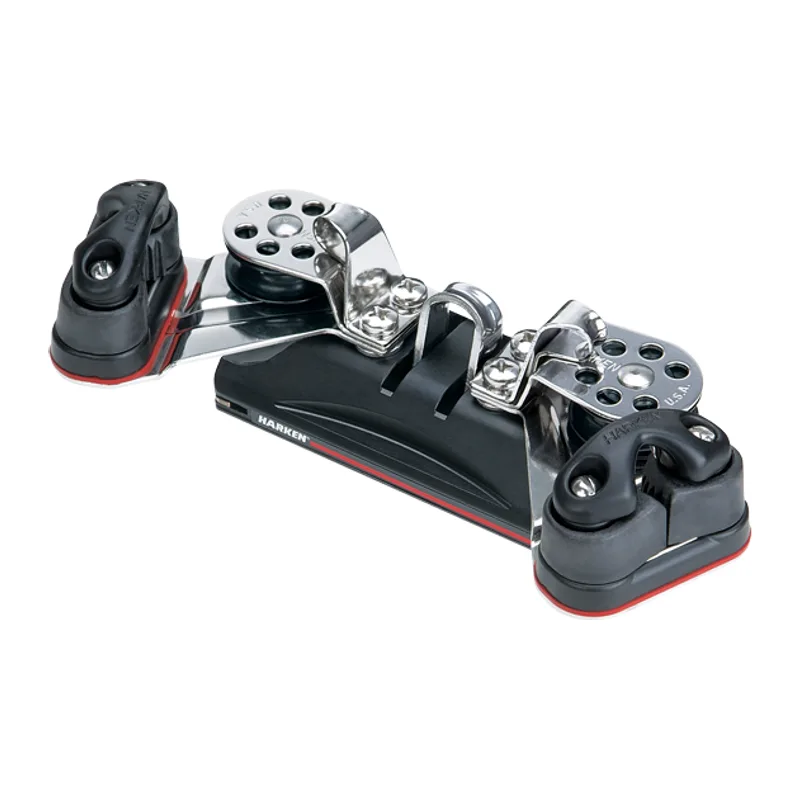 Harken 1629 Long Midrange CB Traveler Car with Cams