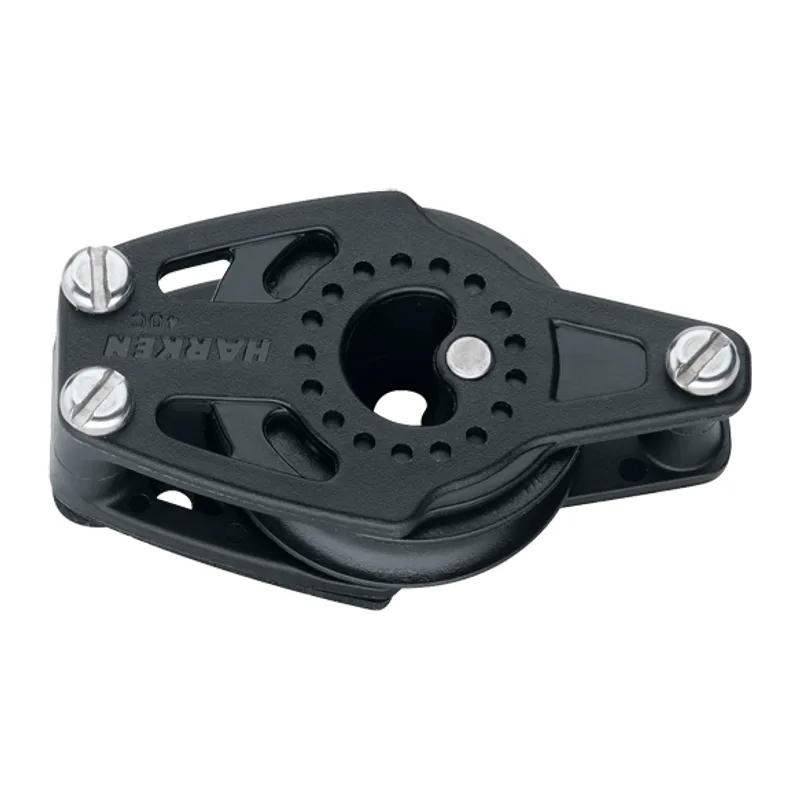 Harken 2163 40mm Carbo Cheek Block with Becket