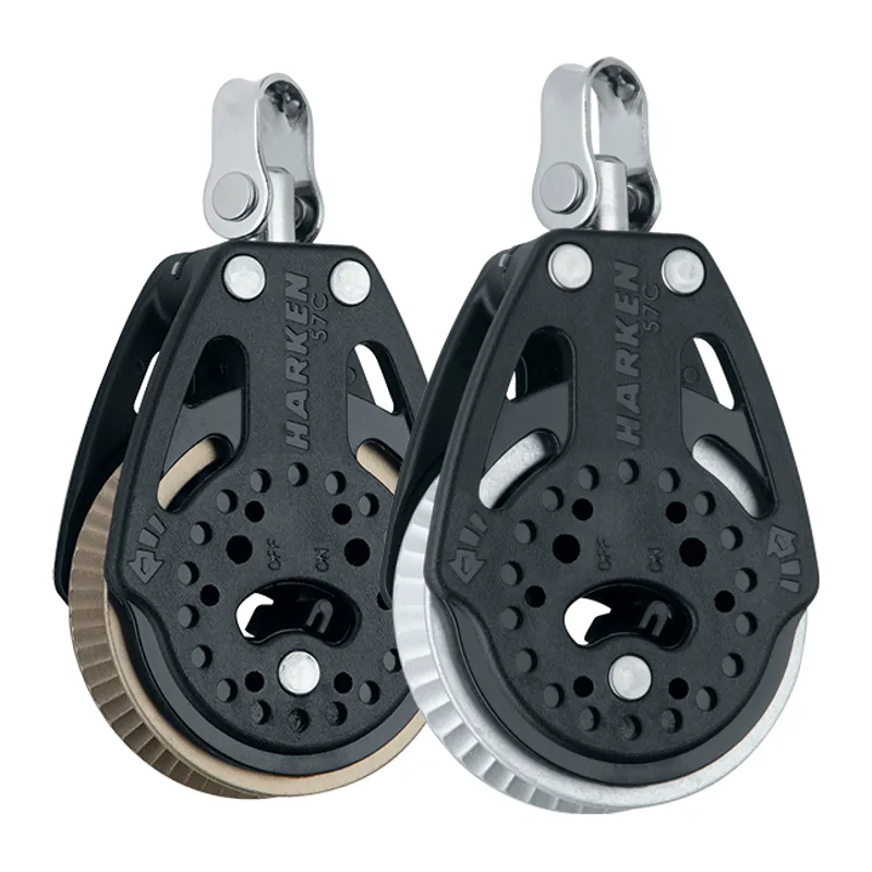 Harken 2172 57mm Carbo Ratchet Block-1.5X and 2X-2 Pack