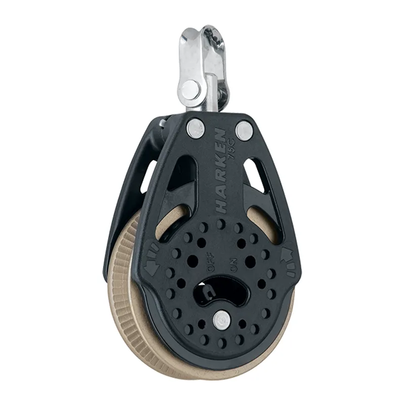 Harken 2174 75mm Carbo Ratchet Block - 1.5X Grip