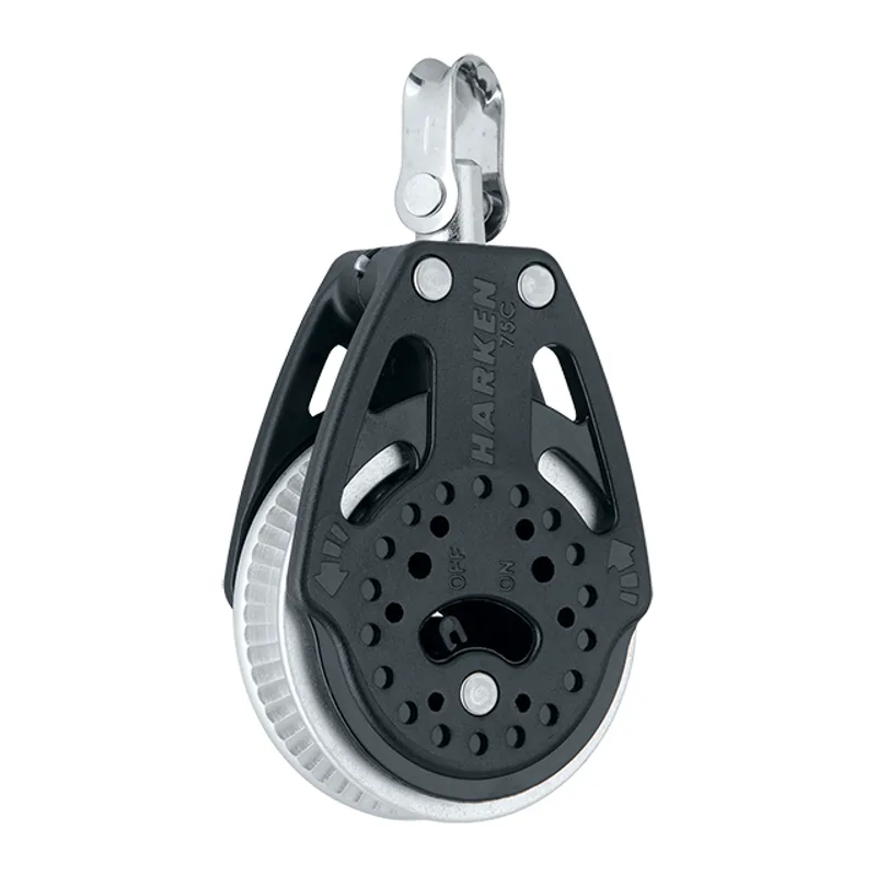 Harken 2176 75mm Carbo Ratchet Block - 2X Grip