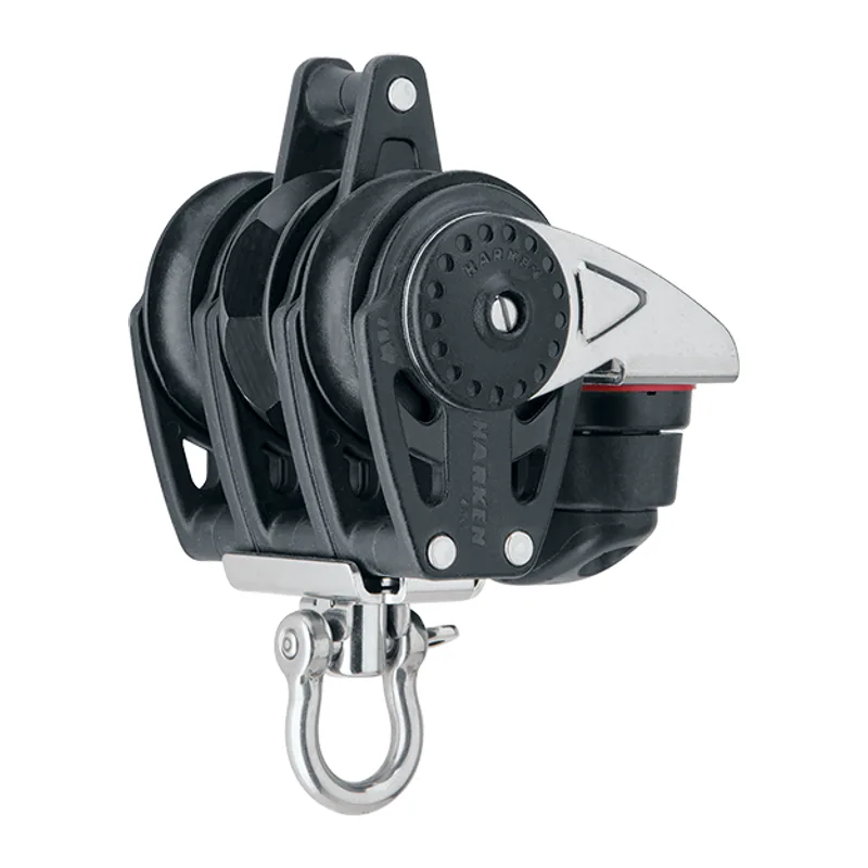 Harken 2613 40mm Triple Carbo Ratchet with Cam Cleat & Becket