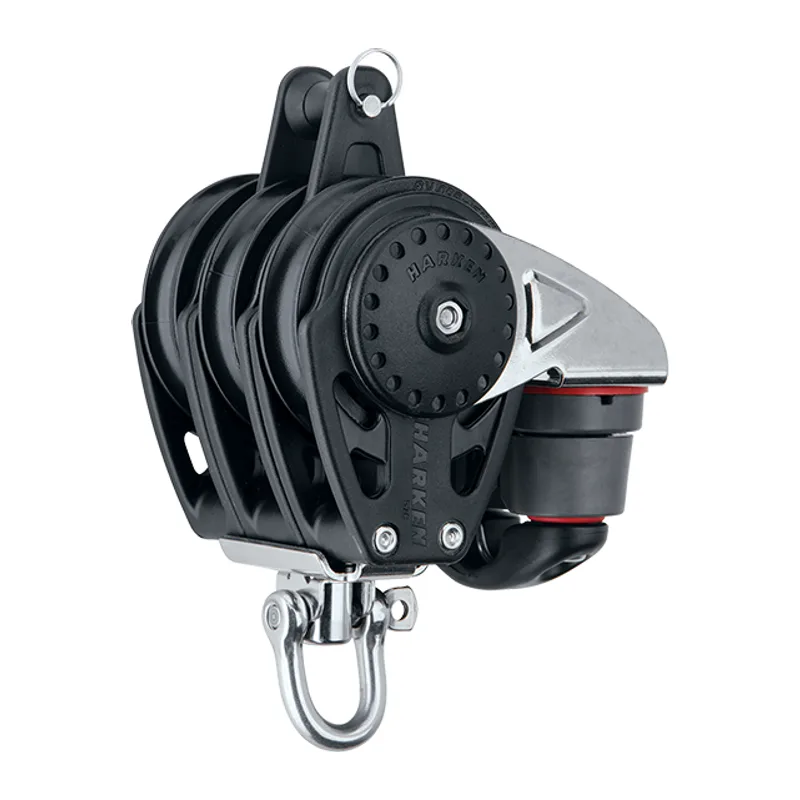 Harken 2618 57mm Triple Carbo Block with Cam Cleat and Becket