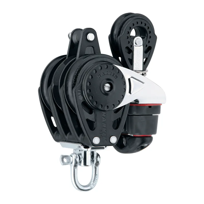 Harken 2632 57mm Triple Carbo Ratchamatic with Cam, Bkt & 40mm Block