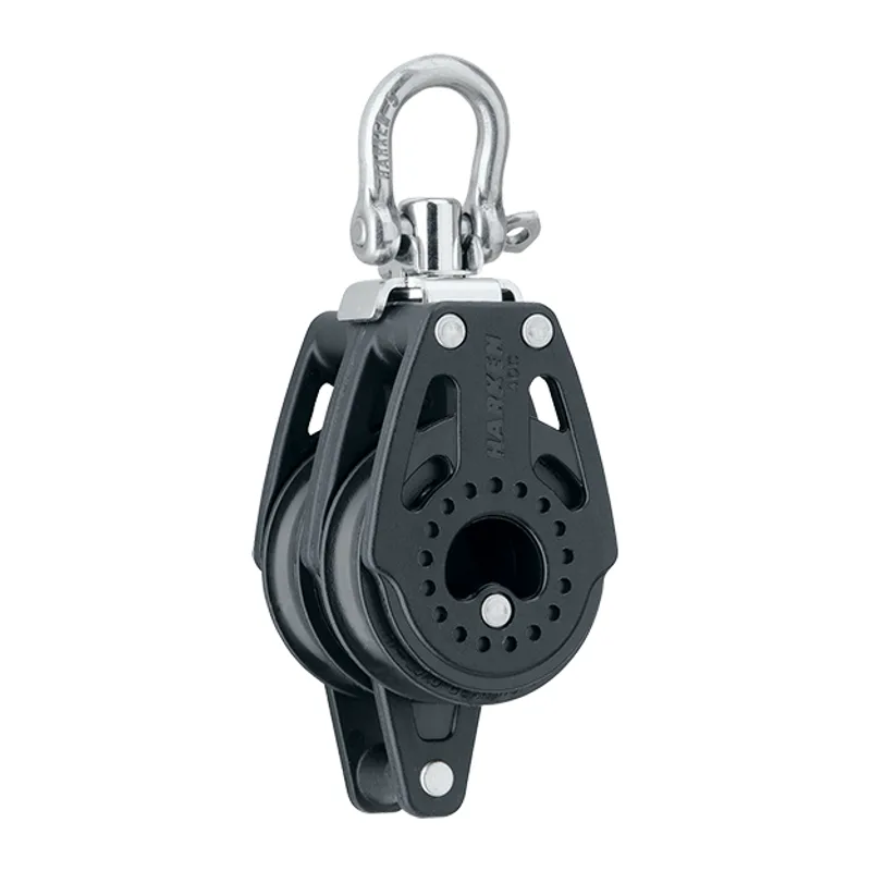 Harken 2639 40mm Carbo Double Swivel Block with Becket