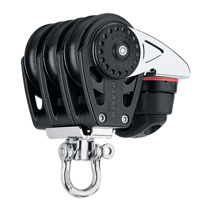 Harken 2647 40mm Triple Carbo Block with Cam Cleat