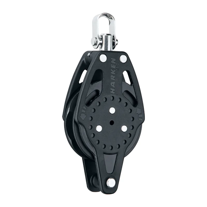 Harken 2681 75mm Carbo Ratchamatic Block with Becket