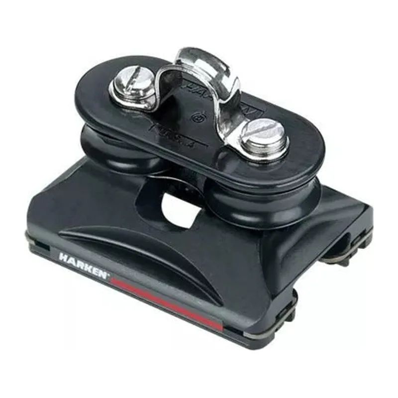 Harken 2729 HL Small Boat CB Car with Fixed Sheaves