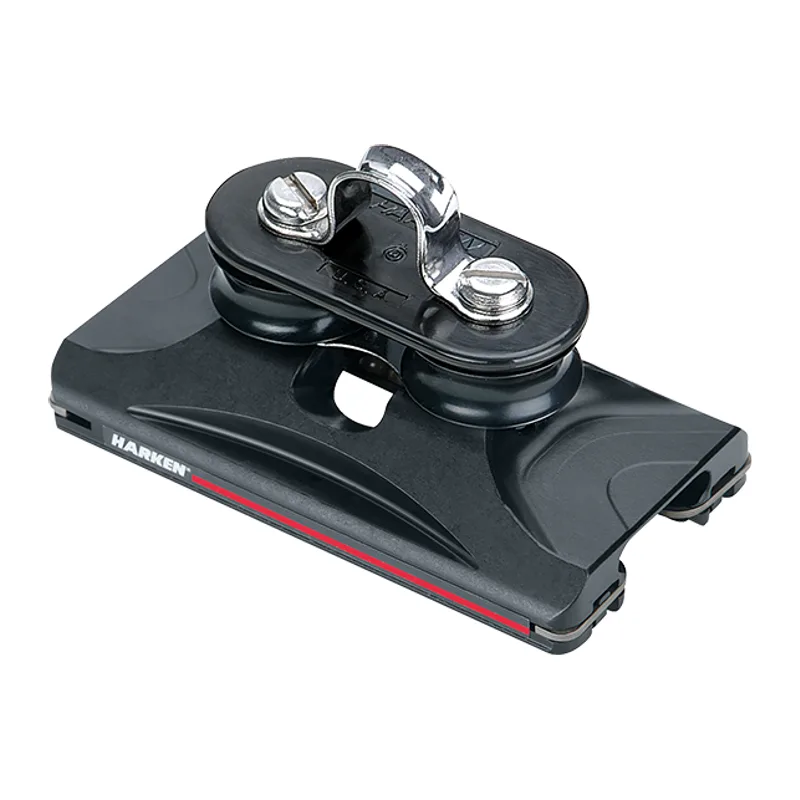 Harken 2736.NW 1250 Small Boat CB Car with Fixed Sheaves - No Wire