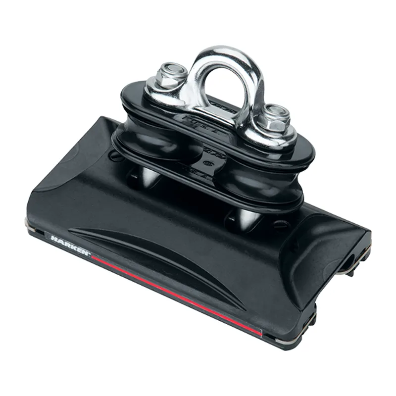 Harken 2765 Small Boat HL CB Car with Pivoting Sheave & Eyestrap