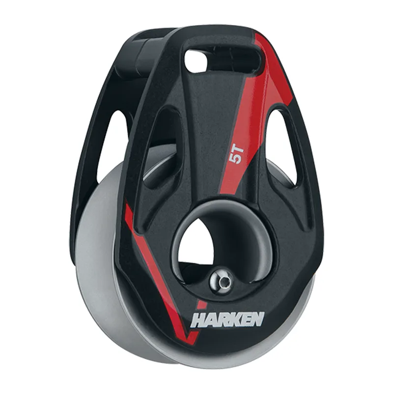 Harken 3362AL 5.0T Alum Loop V Block with Wide Sheave