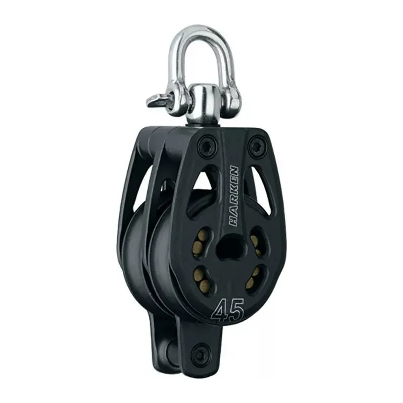 Harken 3394 45mm Double Swivel Block with Becket