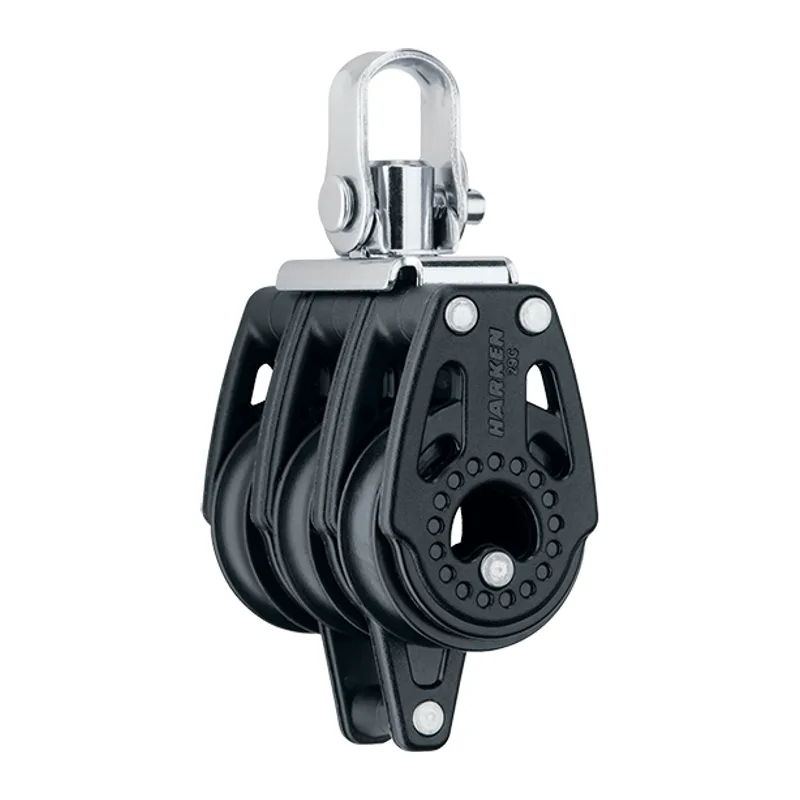Harken 345 29mm Triple Swivel Carbo Block with Becket