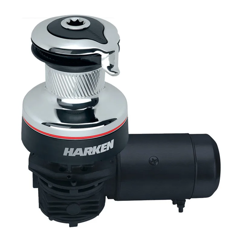 Harken 35.2STEC12H Radial 2 Spd Electric ST Chrome Winch Horizontal 12 Volt