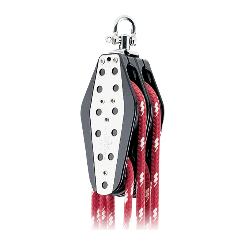 Harken 385 3" Double Fiddle Swivel Block
