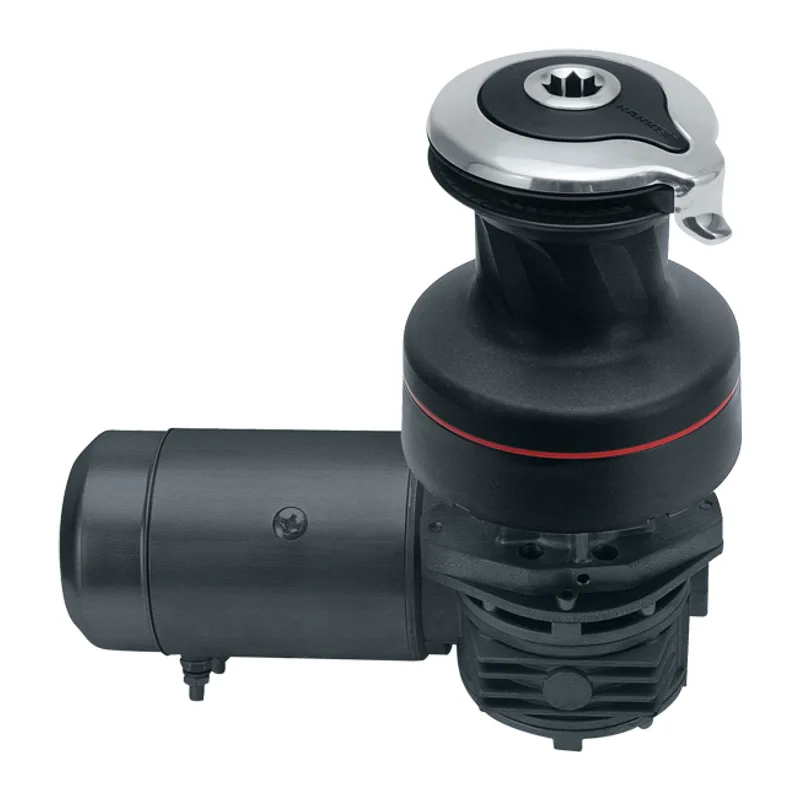 Harken 40.2STEA12HLM Radial 2 Spd Electric ST Alum Winch Horizontal Left Mount 12 Volt