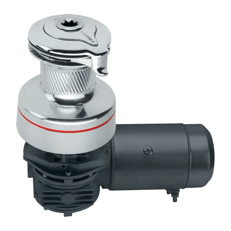 Harken 40.2STECCC12H 40 Self Tailing Electric 12V Chrome Horiz with DF Ctrl Box Winch