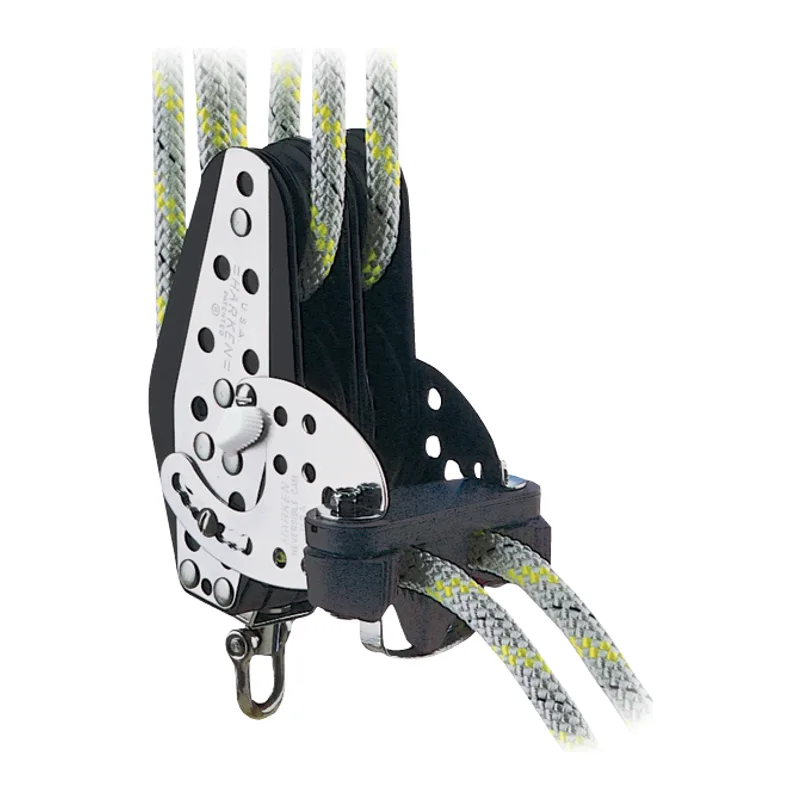 Harken 401 3.00" Double Fiddle Hexaratchet Block with Double Cam