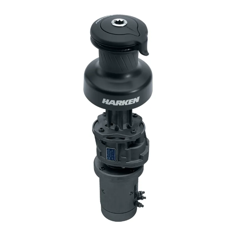 Harken 46.2STEP12V Performa 2 Spd Electric ST Alum Winch Vertical 12 Volt