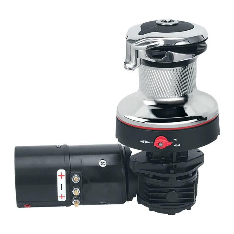 Harken 46RWC12HLM Radial Rewind Electric Chrome Winch - Left Mount