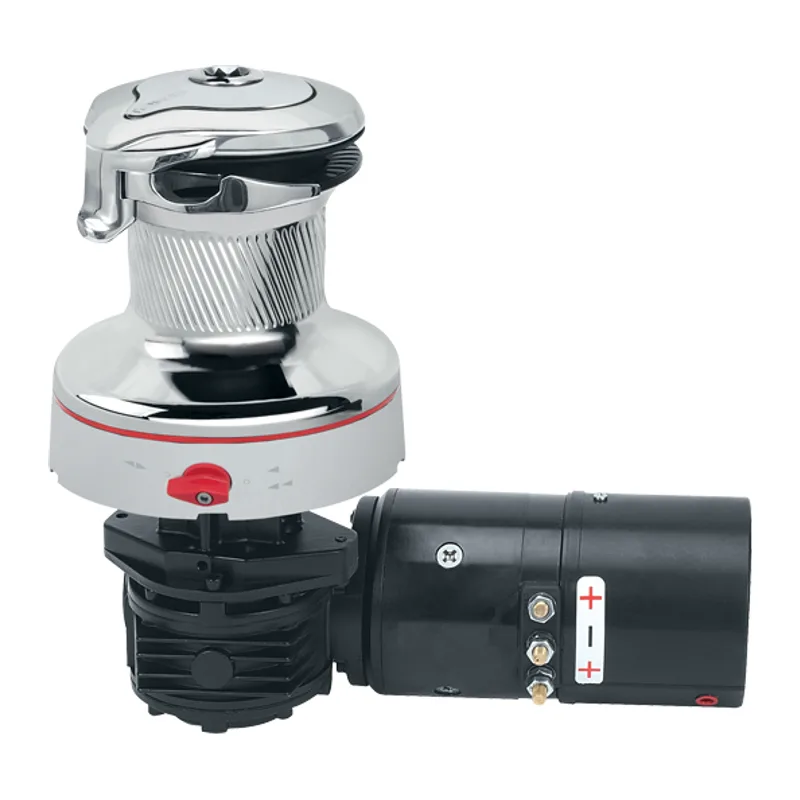 Harken 46RWCCC12H 46 Rewind 12V Horiz Chrome with DF Ctrl Box Winch
