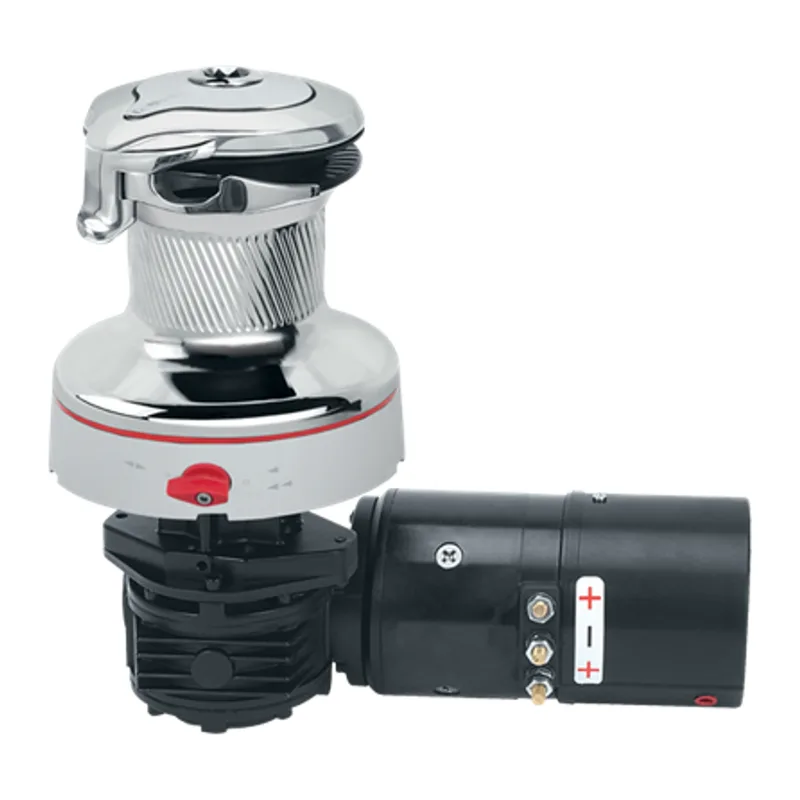 Harken 46RWCCC24H 46 Rewind 24V Horiz Chrome with DF Ctrl Box Winch