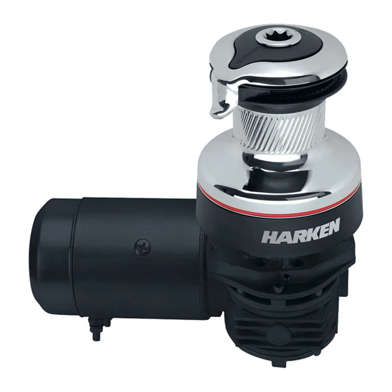 Harken 50.2STEC12HLM Radial 2 Spd Electric ST Chrome Winch Horizontal Left Mount 12 Volt