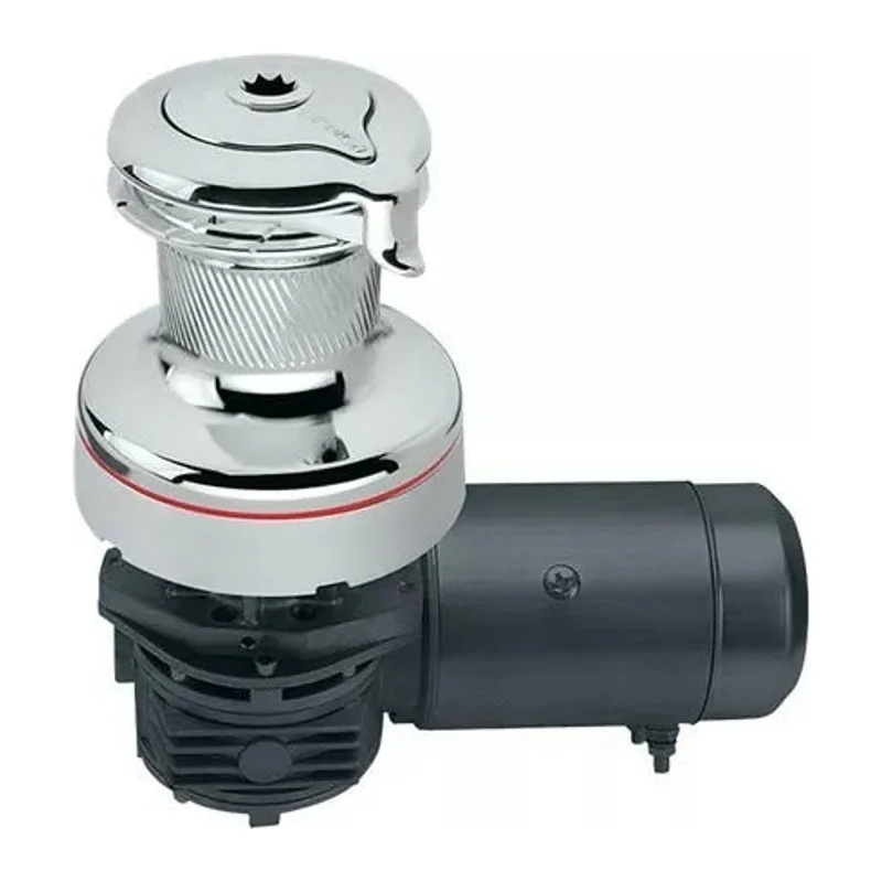 Harken 50.2STECCC24V 50 Self Tailing Electric 24V Chrome Vert with DF Ctrl Box Winch