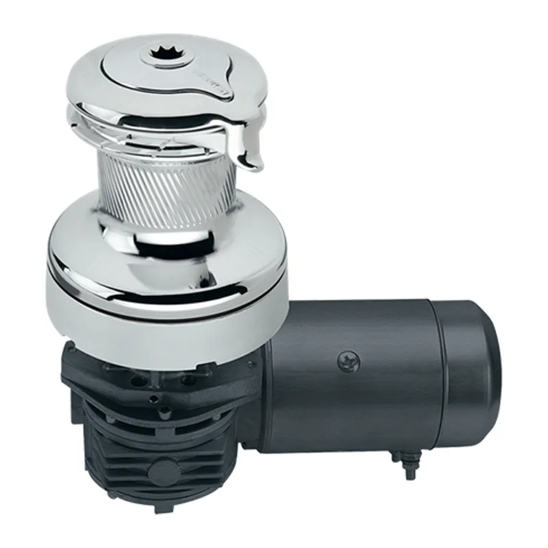 Harken 60.3STECCC48/12V Radial 3 Spd Electric ST All Chrome Winch Vertical 48 Volt with Dual Function Control Box Included