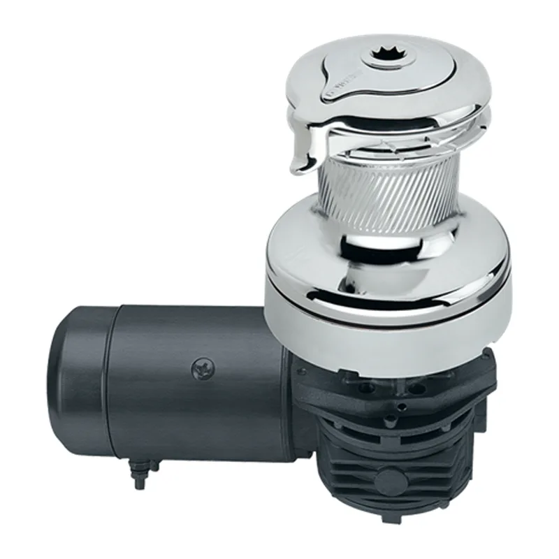 Harken 60.3STECCC24HLM 60-3SPD Self Tailing Electric 24V Chrome Horiz with DF Ctrl Box-Left Winch