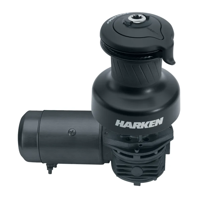 Harken 60.3STEP12HLM Performa 2 Spd Electric ST Alum Winch Horizontal Left Mount 12 Volt