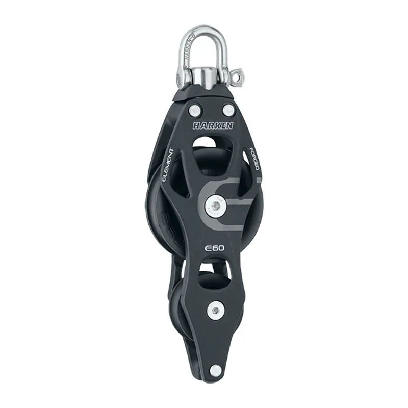 Harken 6263 60mm Element Fiddle Swivel Block with Becket