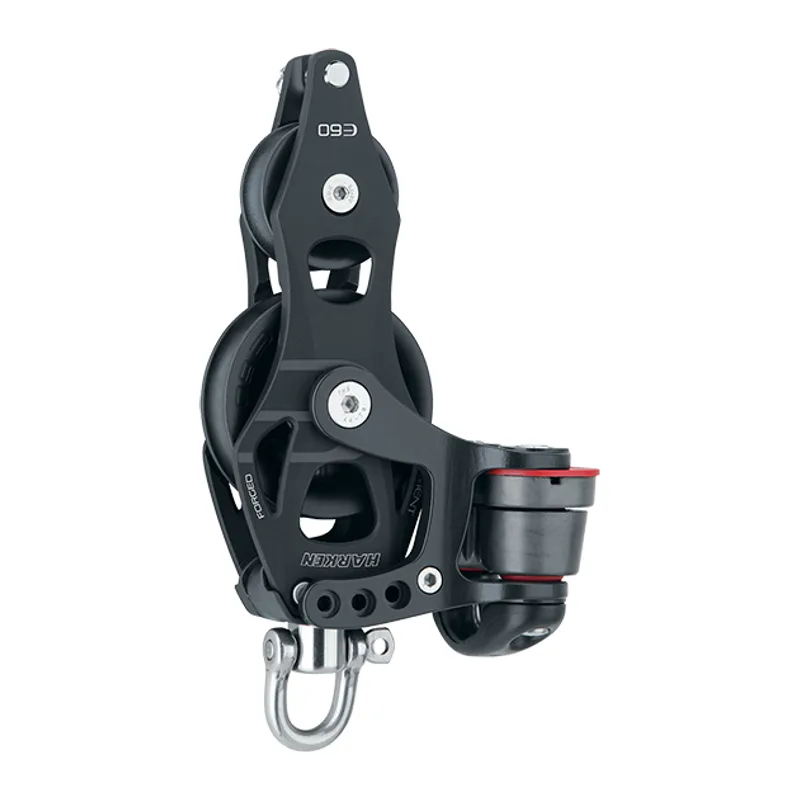Harken 6264 60mm Element Fiddle Swivel with 150 Cam & Becket