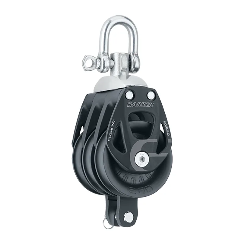 Harken 6273 60mm Element Triple Swivel Block with Becket