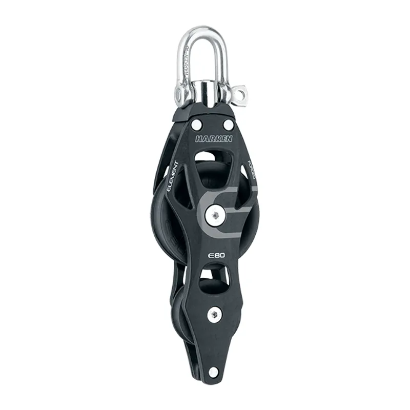 Harken 6293 80mm Element Fiddle Swivel Block with Becket