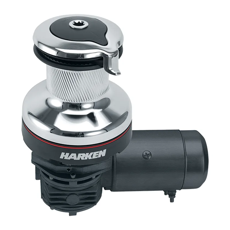 Harken 70.2STEC24V Radial 2 Spd Electric ST Chrome Winch Vertical 24 Volt