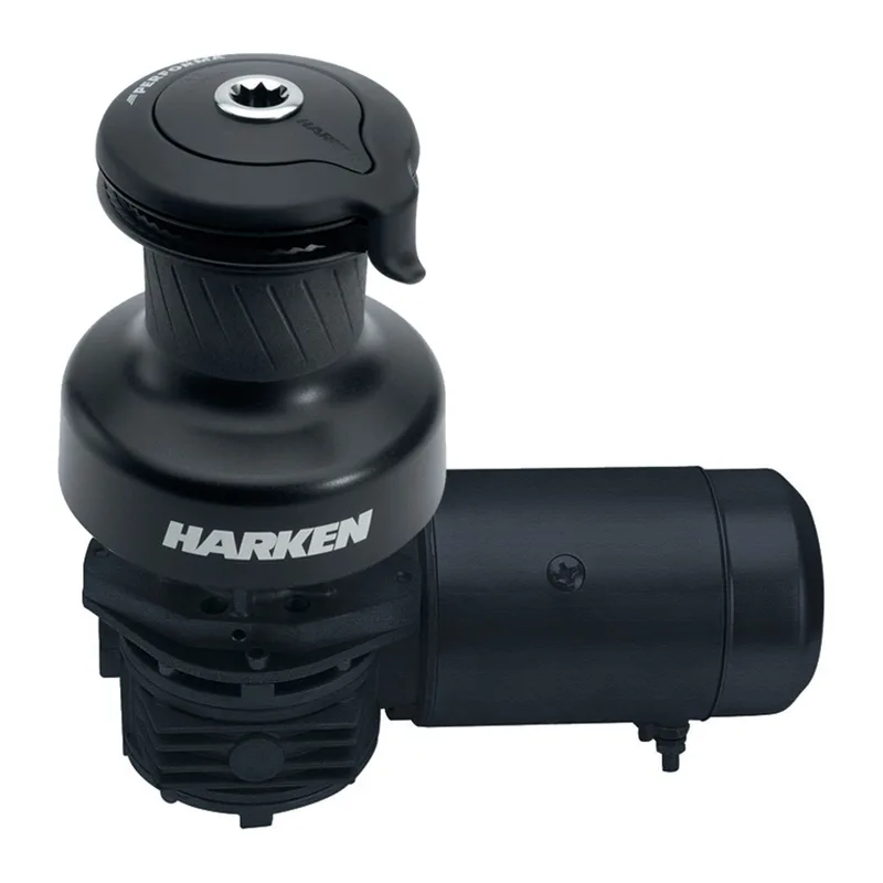 Harken 70.3STEP48/12HLM Performa 3 Spd Electric ST Alum Winch Horizontal Left Mount 48 Volt with Dual Function Control Box Included