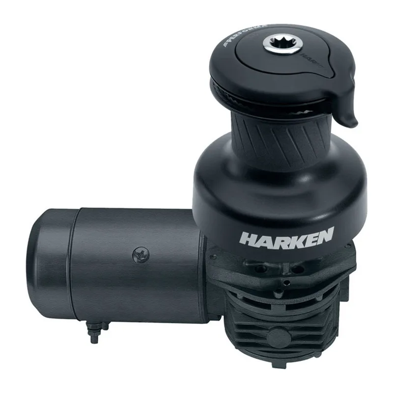 Harken 70.3STEP12HLM Performa 2 Spd Electric ST Alum Winch Horizontal Left Mount 12 Volt