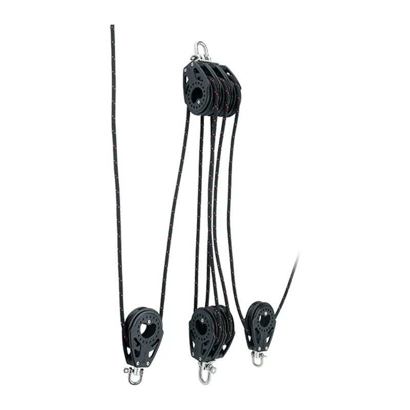 Harken 7511 VM Purchase System-6:1 DBL Ended 75MM Carbo