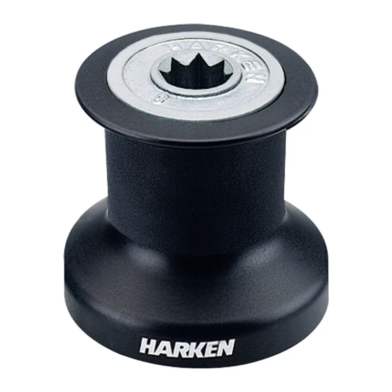 Harken B6A Single Speed Winch with alum/composite base, drum and top