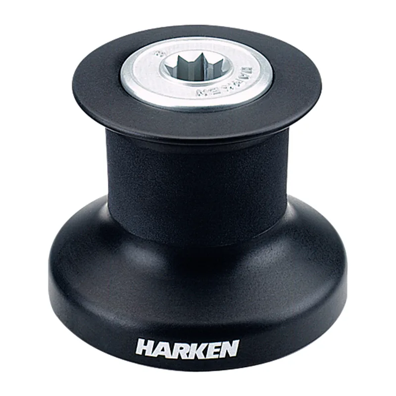 Harken B8A Single Speed Winch with alum/composite base, drum and top