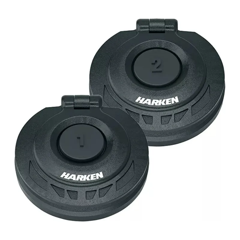 Harken DSFSBK-KIT Single Function Digital Foot Switch - Black (Pair 1 & 2)