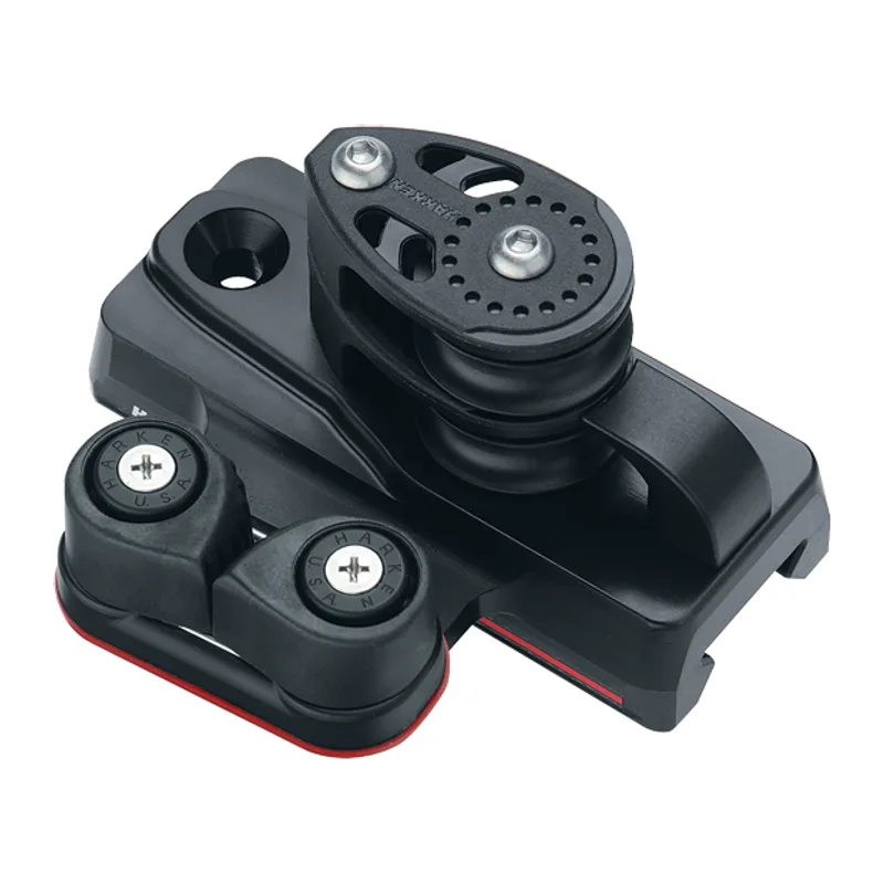 Harken E2756 MR 27mm Double Sheave End Control with Dead End and Cam (Pair)