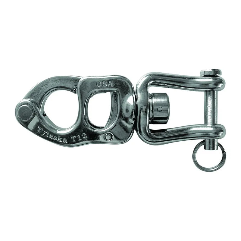 Tylaska TY1012-CR T12 Clevis Bail Trigger Snap Shackle – 8mm Pin
