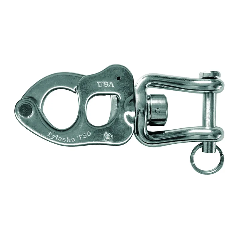Tylaska TY1050-CR T50 Clevis Bail Trigger Snap Shackle – 7/8″ Pin
