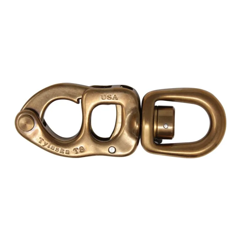 Tylaska TY1008-S-BRZ T8 Standard Bail Trigger Snap Shackle, PVD Bronze