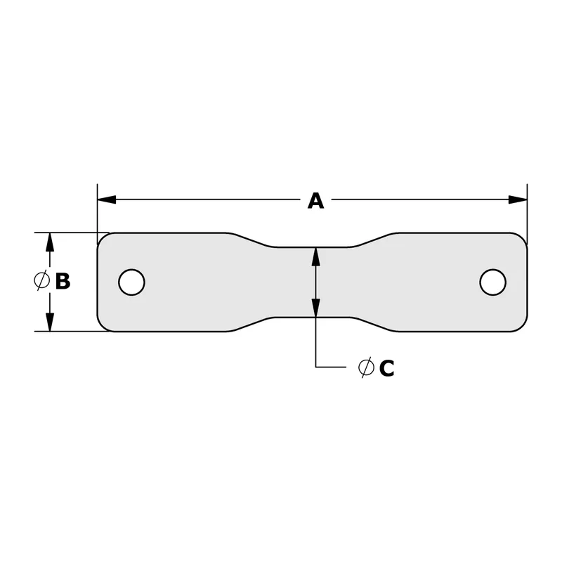 Tylaska TY2500-10-SS 10mm Stainless Steel Dogbone