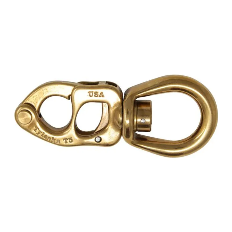 Tylaska TY1005-L-BRZ T5 Large Bail Trigger Snap Shackle, PVD Bronze