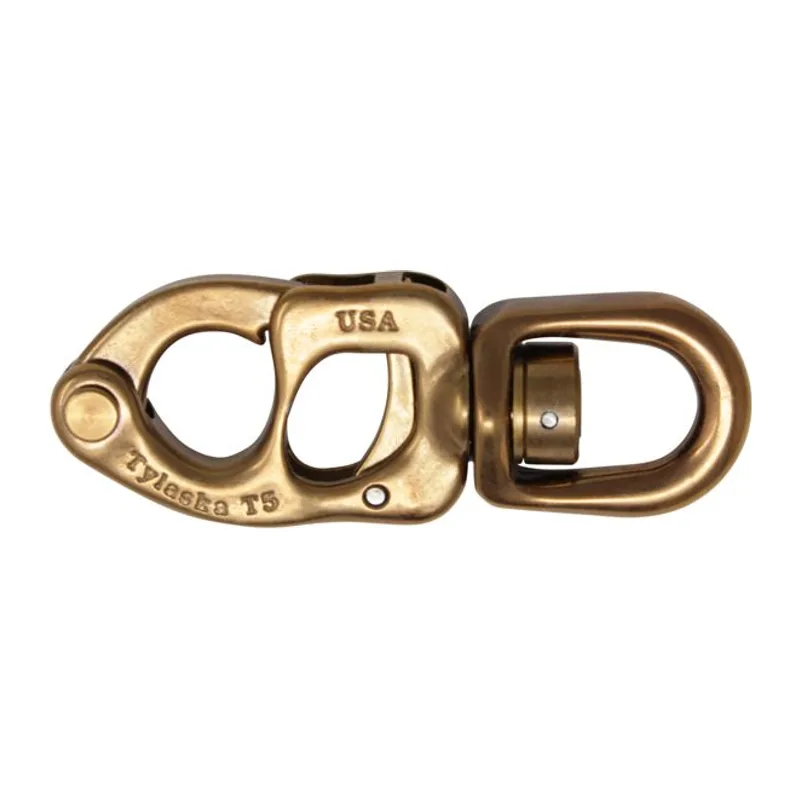 Tylaska TY1005-S-BRZ T5 Standard Bail Trigger Snap Shackle, PVD Bronze